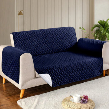 Ultrasonic Sofa Cover - Navy Blue