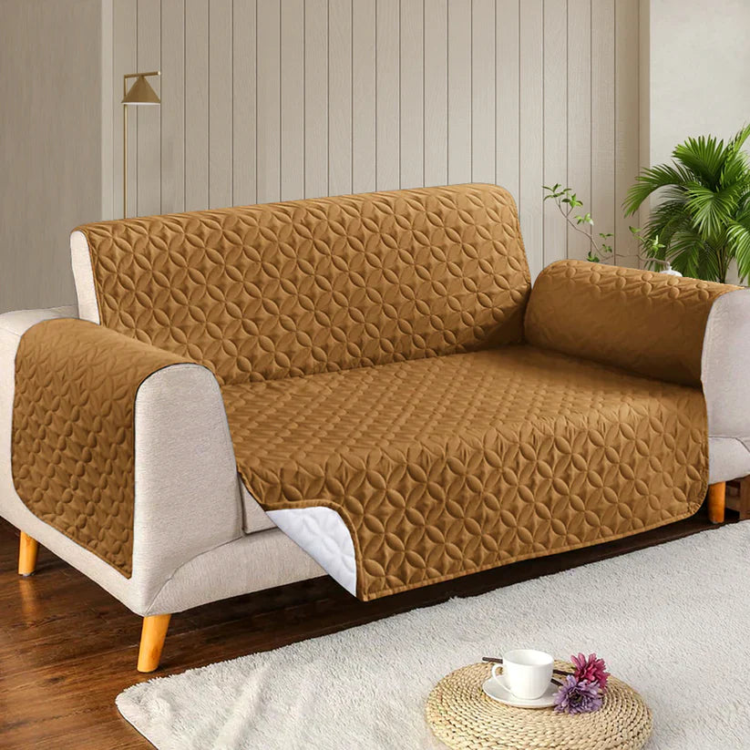 Ultrasonic Sofa Cover  - Copper Brown