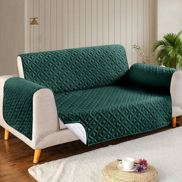 Ultrasonic Sofa Cover  - Green
