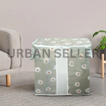 Non Woven Floral Storage Bag - Grey