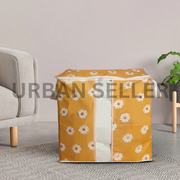 Non Woven Floral Storage Bag - Orange