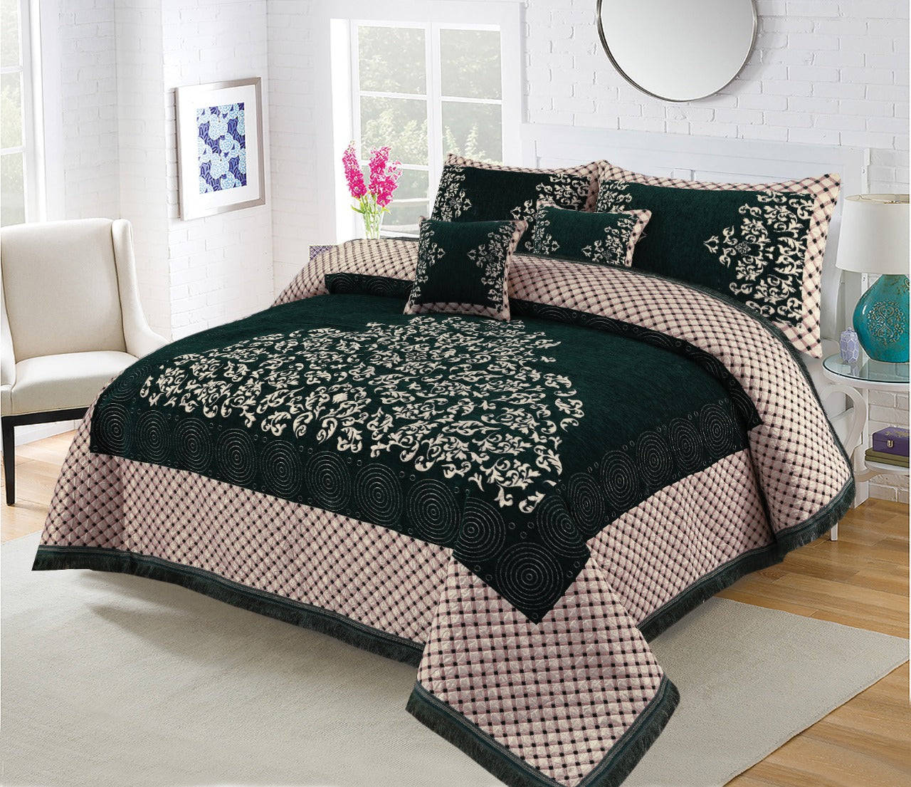 Velvet Jacquard Bedsheet DN-125