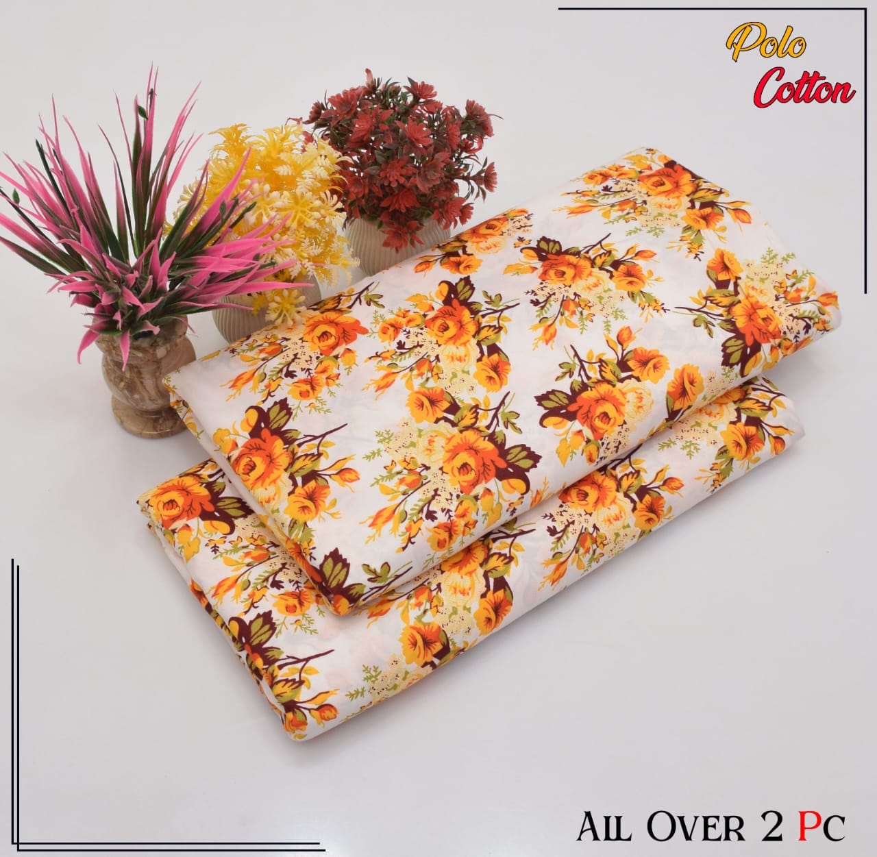 POLO COTTON PRINTED  2PC [ SALE OFFER ] PC-62