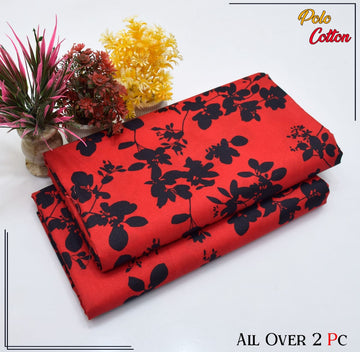 POLO COTTON PRINTED  2PC [ SALE OFFER ] PC-34