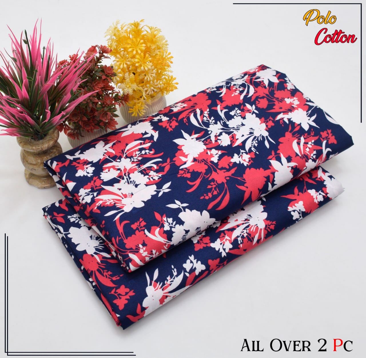 POLO COTTON PRINTED  2PC [ SALE OFFER ] PC-73