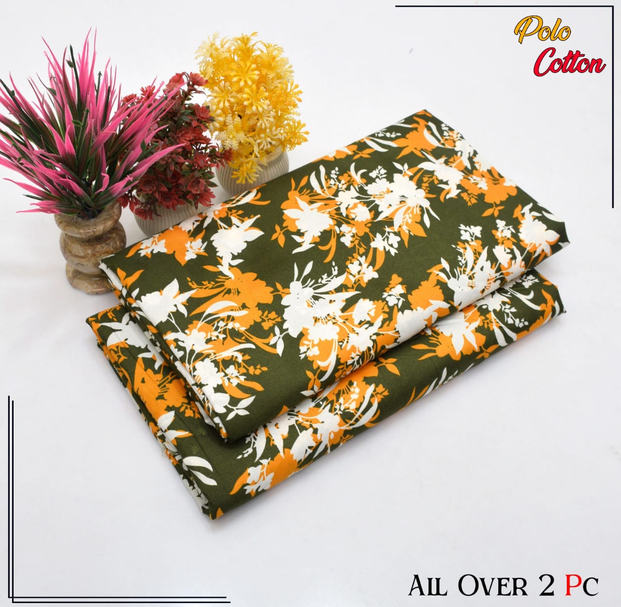POLO COTTON PRINTED  2PC [ SALE OFFER ] PC-27