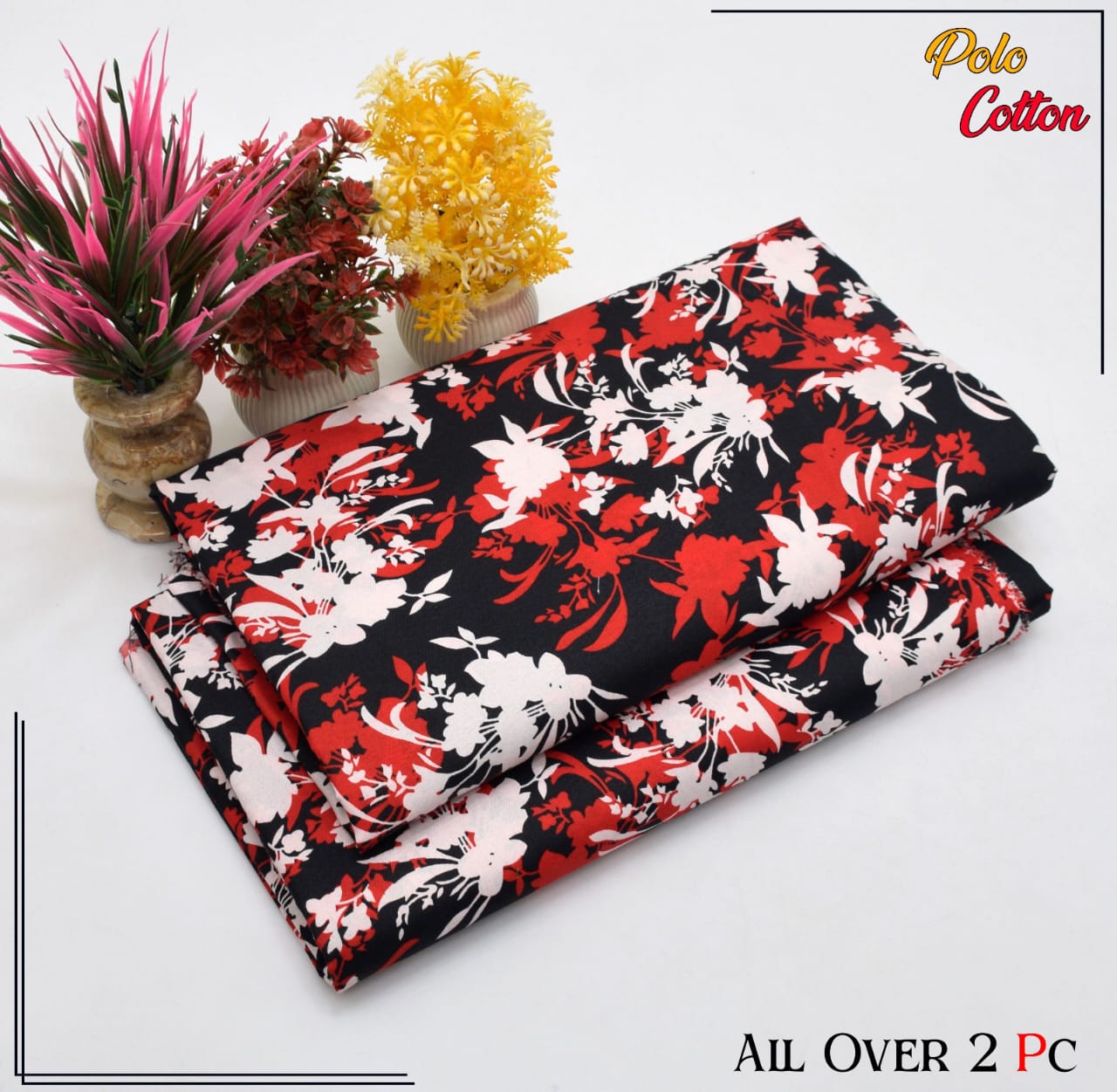 POLO COTTON PRINTED  2PC [ SALE OFFER ] PC-26