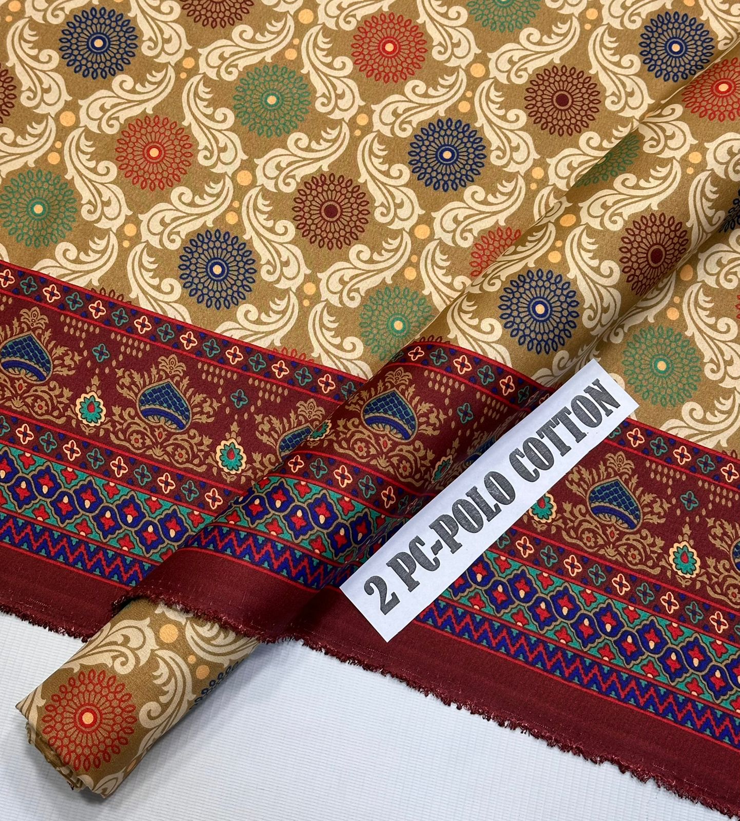 POLO COTTON PRINTED  2PC [ SALE OFFER ] PC-310