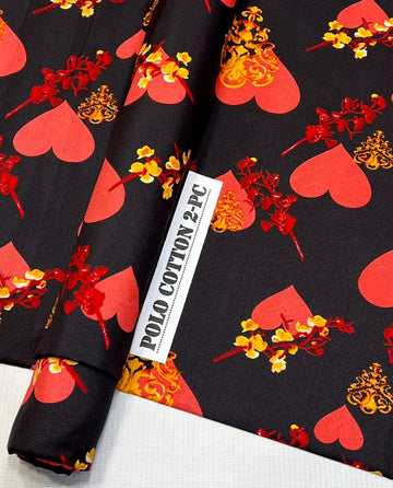 POLO COTTON PRINTED  2PC [ SALE OFFER ] PC-403