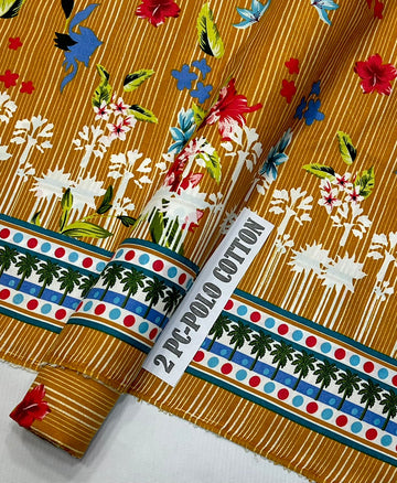 POLO COTTON PRINTED  2PC [ SALE OFFER ] PC-428