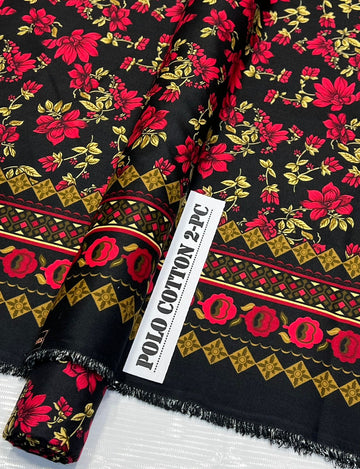 POLO COTTON PRINTED  2PC [ SALE OFFER ] PC-417